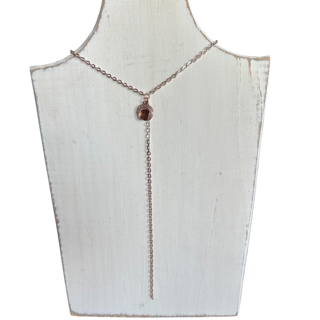 Charming Crescent Necklace In Rose Gold From Classic 29$